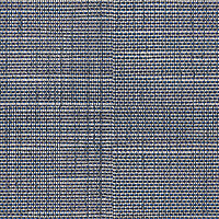 Grob gewebter Stoff in Dunkelblau mit weisser Kreuzstruktur für dekorativen Sicht- und Sonnenschutz