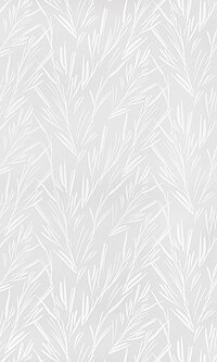 Zweigmuster in Weiss auf hellem Untergrund als dezentes und natĂźrliches Rollodesign