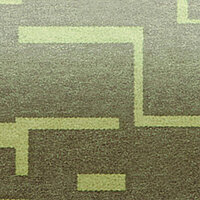 Bande/lame de store vénitien de la collection GRAPHIC avec motif géométrique vert – design original pour les concepts d'aménagement modernes.